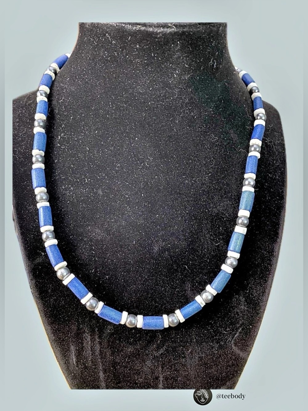 VTG NWT Cruz Accessories Earth Elements Surfer Choker Necklace NOS Y2K 19"